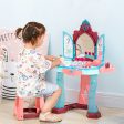 Easycomfort Set Toeletta con Sgabello per Bambini da 3-6 Anni, Luci, Musica e Accessori Inclusi For Discount