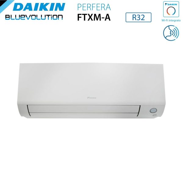 Climatizzatore Condizionatore Daikin Bluevolution Quadri Split Inverter serie PERFERA ALL SEASON 5+5+9+12 con 4MXM68A R-32 Wi-Fi Integrato 5000+5000+9000+12000 Garanzia Italiana For Discount