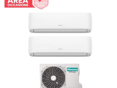 AREA OCCASIONI Climatizzatore Condizionatore Hisense Dual Split Inverter serie HI-COMFORT 7+7 con 2AMW35U4RGC R-32 Wi-Fi Integrato 7000+7000 Hot on Sale