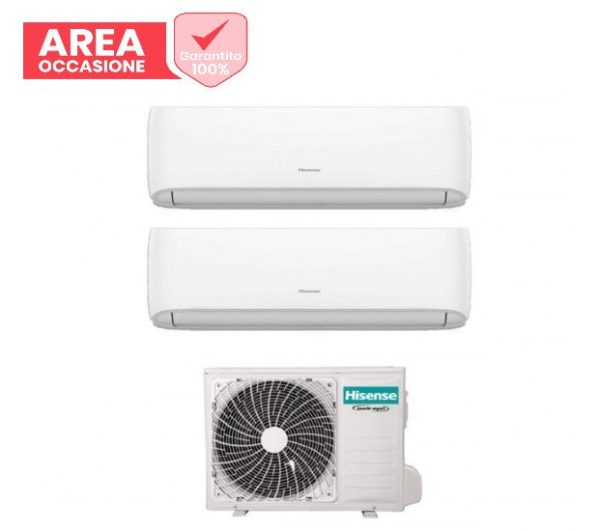 AREA OCCASIONI Climatizzatore Condizionatore Hisense Dual Split Inverter serie HI-COMFORT 7+7 con 2AMW35U4RGC R-32 Wi-Fi Integrato 7000+7000 Hot on Sale