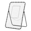 Easycomfort Rete da Calcio Rebounder Pieghevole con Bersaglio, Altezza e Angolazione Regolabili, Metallo e PE, 123x73x178.5cm, Nero For Sale