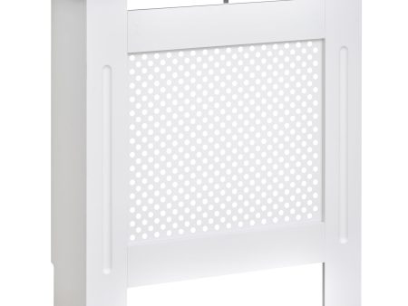 Easycomfort Copritermosifone Moderno a Griglia in MDF per Casa e Ufficio, 78x82x19 cm, Bianco For Cheap