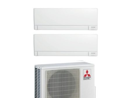 AREA OCCASIONI Climatizzatore Condizionatore Mitsubishi Electric Dual Split Inverter Linea Plus serie MSZ-AY 9+9 con MXZ-2F33VF R-32 Wi-Fi Integrato 9000+9000 For Sale