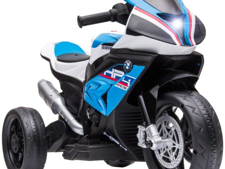 Easycomfort Moto per Bambini 18-60 Mesi Modello BMW HP4 con Fari, Musica e Pedali, in PP e Metallo, 82.5x42x54 cm, Blu For Discount