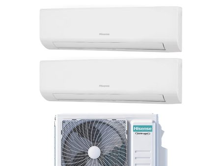 Climatizzatore Condizionatore Hisense Dual Split Inverter serie ENERGY ULTRA 9+9 con 2AMW52U4RXC R-32 Wi-Fi Integrato 9000+9000 on Sale