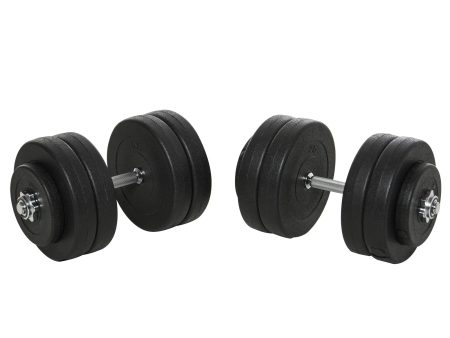 Easycomfort Set Manubri Palestra 50kg (8x5kg, 4x1.5kg), Pesi Palestra con 12 Dischi da 1.5kg, 5kg, ?25mm, per Allenamento a Casa For Sale