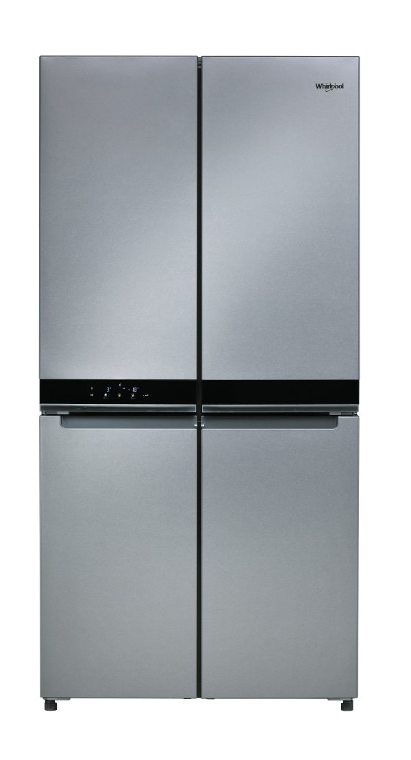 Frigorifero Americano Whirlpool WQ9 B1L 4 Porte Total No Frost Classe F (A187,4xL90,9xP69,8) 594 Litri Illuminazione a led Inox on Sale