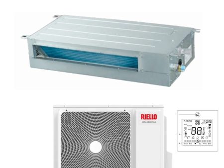 Climatizzatore Condizionatore Riello Inverter Canalizzato Canalizzabile 12000 Btu AMD 35 PA R-32 Codice 20161585 con Comando a Filo di serie Online now