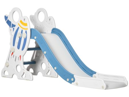 Easycomfort Scivolo per Bambini 18-36 Mesi in PE e PP a Tema Spaziale con Scale Antiscivolo, 157x46.5x80 cm Hot on Sale