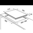 Piano Cottura A Gas Electrolux RGG6243LOR 4 Fuochi (L59,4xP51) CrossCook Nero on Sale