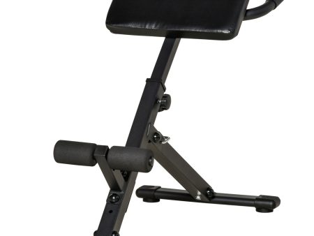 EASYCOMFORT Panca Fitness con Altezza Regolabile, Sedia Romana per Casa e Palestra, 100x57x72-85cm - Nero Online Hot Sale