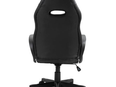 EASYCOMFORT Poltrona da Ufficio Gaming con Rivestimento in Pelle PU Premium Design Ergonomico Nera e Bianca Online