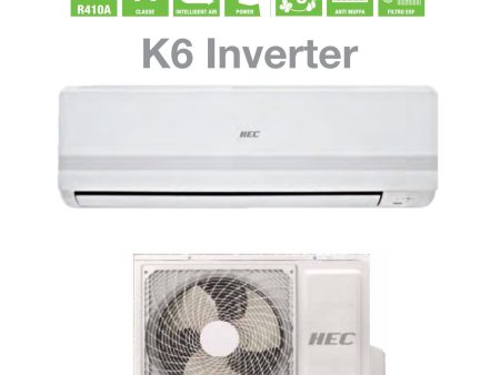 AREA OCCASIONI - Climatizzatore Condizionatore Hec By Haier Inverter serie K6 18000 Btu HSU18HEKC03 R2 R-410 Classe A For Sale